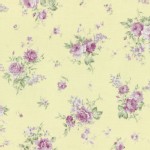 Lecien - Rococo Sweet 2015 - Medium Floral Bouquet in Soft Yellow