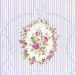 Lecien - Rococo Sweet 2015 - Cameo Stripes in Lavender