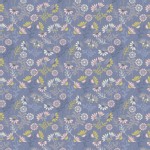 Lewis And Irene - A Little Bird Told Me - Cottage Flowers in Welsh Blue