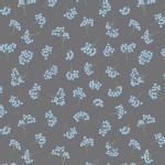 Lewis And Irene - Flos Wildflowers - Forget Me Nots in Grey