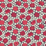 Lewis And Irene - Grandmas Garden - Red Poppy in Dark Grey