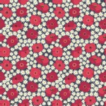 Lewis And Irene - Grandmas Garden - Red Poppy in Dark Grey