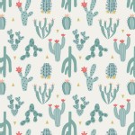 Lewis And Irene - Paracas - Cactus in Blue