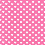 Michael Miller Fabrics - Kids - Hearts All Over in Raspberry