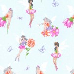 Michael Miller Fabrics - Kids - Fairy Frolic in Mist