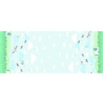 Michael Miller Fabrics - Kids - Believe Border Metallic in Aqua