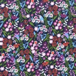 Michael Miller Fabrics - Saturday Morning - Fresh Flowers in Navy