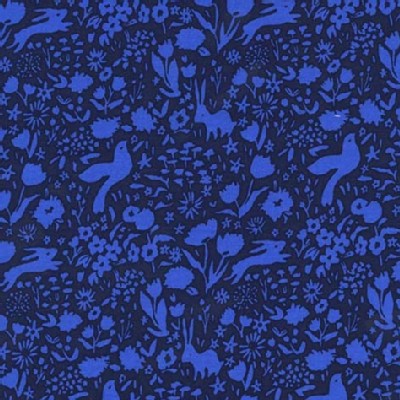 Michael Miller Fabrics - Sommer - Garden Shadow in Blueberry