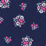 Michael Miller Fabrics - Swan Lake - Bitty Bouquet in Midnight