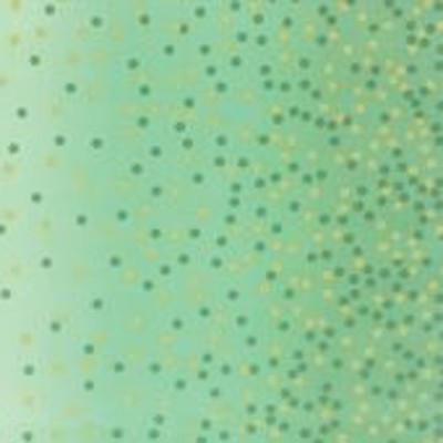 Moda Fabrics - Basics - Ombre Confetti Metallic in Mint