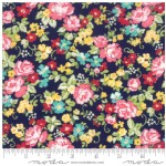 Moda Fabrics - Lawns - Regent Street 2018 - Floral Chelsea in Navy