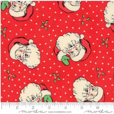 Moda Fabrics - Swell Christmas - Santa in Red