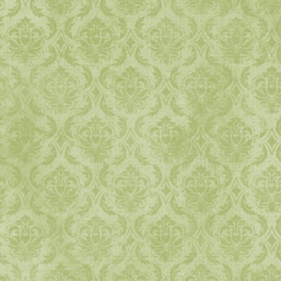 Quilting Treasures - Gorjuss On Top of the World - Damask in Green