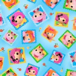 Quilting Treasures - Lalaloopsy - Toss Doll Blocks in Blue