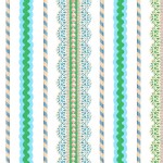 Quilting Treasures - Lalaloopsy - Lace Stripe in Blue