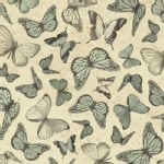 Quilting Treasures - Mirabelle - Butterflies in Sage