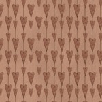 Quilting Treasures - Mirabelle - Set Hearts in Terracotta