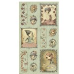 Quilting Treasures - Mirabelle - Picture Panel in Sage