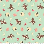 Riley Blake Designs - Farm Fresh - Farm in Teal