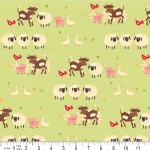 Riley Blake Designs - Farm Fresh - Animals in Green