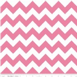 Riley Blake Designs - Hollywood - Sparkle Chevron in Hot Pink