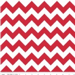 Riley Blake Designs - Hollywood - Sparkle Chevron in Red
