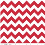 Riley Blake Designs - Hollywood - Sparkle Chevron in Red