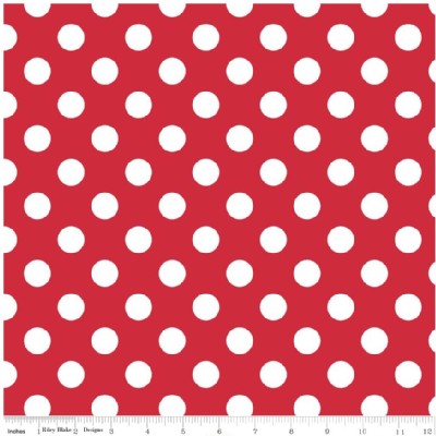Riley Blake Designs - Hollywood - Sparkle Dots in Red