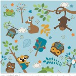 Riley Blake Designs - Kids - Hooty Hoot Returns in Blue