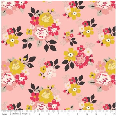 Riley Blake Designs - Knit Prints - Vintage DayDream in Pink