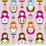 Riley Blake Designs - Little Matryoshka - Main in Purple