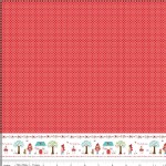 Riley Blake Designs - Little Red Riding Hood - Border in Red