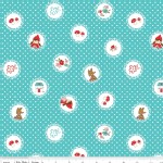 Riley Blake Designs - Little Red Riding Hood - Scallops in Aqua