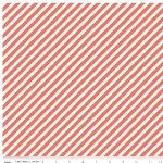 Riley Blake Designs - On Trend - Stripe in Coral