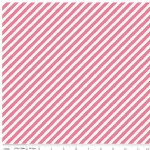 Riley Blake Designs - On Trend - Stripe in Raspberry