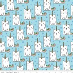 Riley Blake Designs - Others - Caticorn in Blue Sparkle