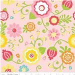 Riley Blake Designs - Simply Sweet - Floral Main in Pink