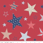 Riley Blake Designs - Stars and Stripes - Main in Red