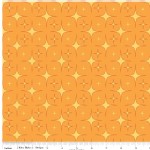Riley Blake Designs - Unicorns and Rainbows - Unicorn Glitter in Orange