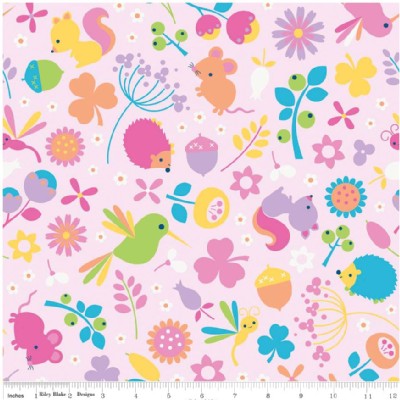 Riley Blake Designs - Wildflower Meadow - Wildflower Main in Pink