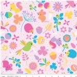 Riley Blake Designs - Wildflower Meadow - Wildflower Main in Pink