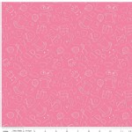 Riley Blake Designs - Wonderland - Tea Party in Pink