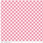 Riley Blake Designs - Wonderland - Gingham in Pink