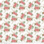 Riley Blake Designs - Wonderland - Floral in White Metallic