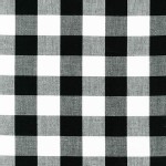 Robert Kaufman Fabrics - Basics - Carolina Gingham 1 inch in Black