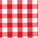 Robert Kaufman Fabrics - Basics - Carolina Gingham 1 inch in Red