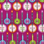 Robert Kaufman Fabrics - Jazz Between Friends - Banjo in Sweet