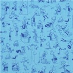 Robert Kaufman Fabrics - RK Kids - Diary of a Wimpy Kid Toss in Blue