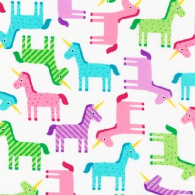 Robert Kaufman Fabrics - Wonder - Unicorns in Sweet