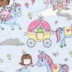 Timeless Treasures - Kids - Glitter Kingdom in Blue